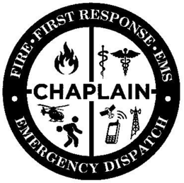 Mark drawing for CHAPLAIN ◦ FIRE ◦ FIRST RESPONSE ◦ EMS ◦ EMERGENCY DISPATCH