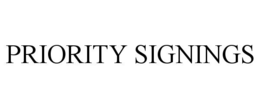 Mark drawing for PRIORITY SIGNINGS