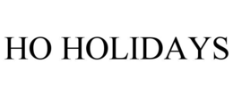 Mark drawing for HO HOLIDAYS