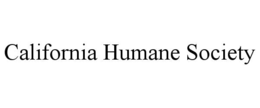 Mark drawing for CALIFORNIA HUMANE SOCIETY