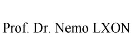Mark drawing for PROF. DR. NEMO LXON
