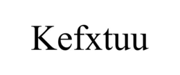 Mark drawing for KEFXTUU