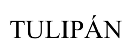 Mark drawing for TULIPÁN